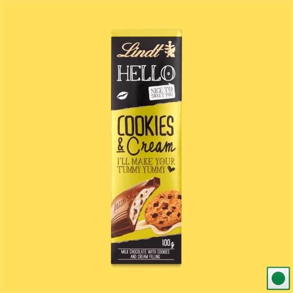 Lindt Hello Cookies And Cream Imported